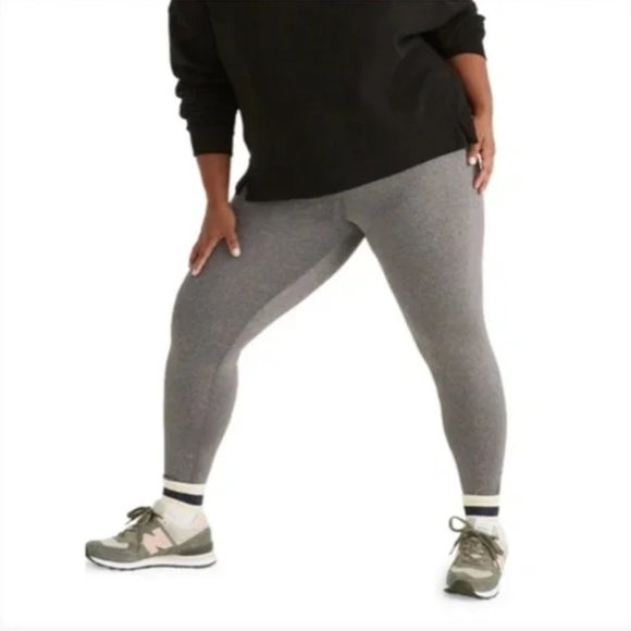 NWT Madewell | Gray MWL Form High Waist Space Dye Yoga Leggings, 1X - Picture 1 of 9